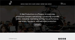 Desktop Screenshot of dmakproductions.com